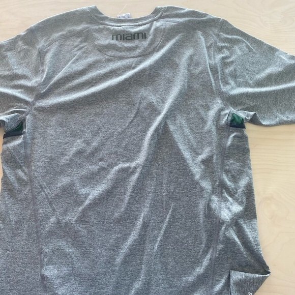 Miami Canes Nike Dri-fit Shirt size large (FN) - Picture 8 of 10